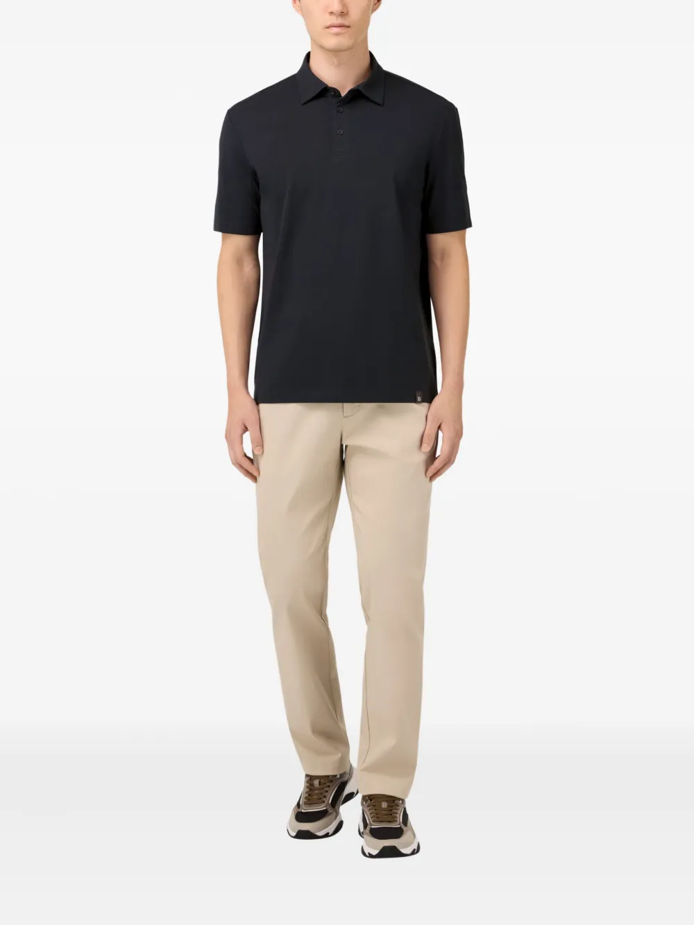 Boggi Milano short-sleeve polo shirt - Grijs