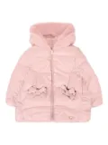 Mayoral reversible bow-detail quilted jacket - Pink