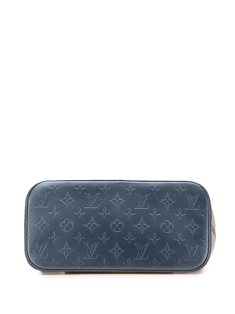 Pre-owned Louis Vuitton 2002 Monogram Mat Stockton Tote Bag In Blue