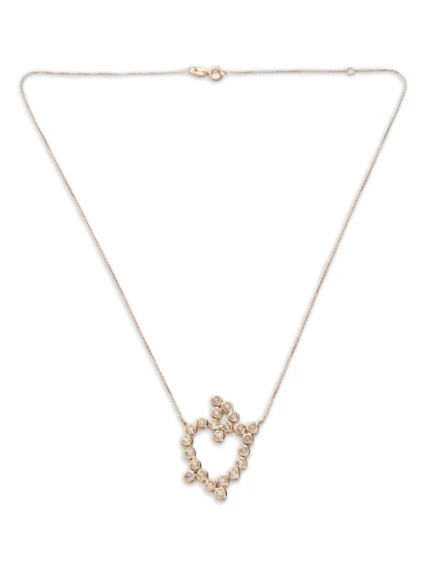 Lito 18K rose gold Heart diamond necklace