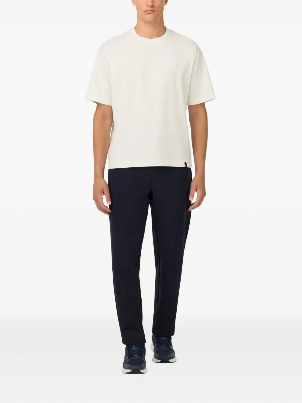 Boggi Milano B-Tech T-shirt met logo-applicatie - Wit