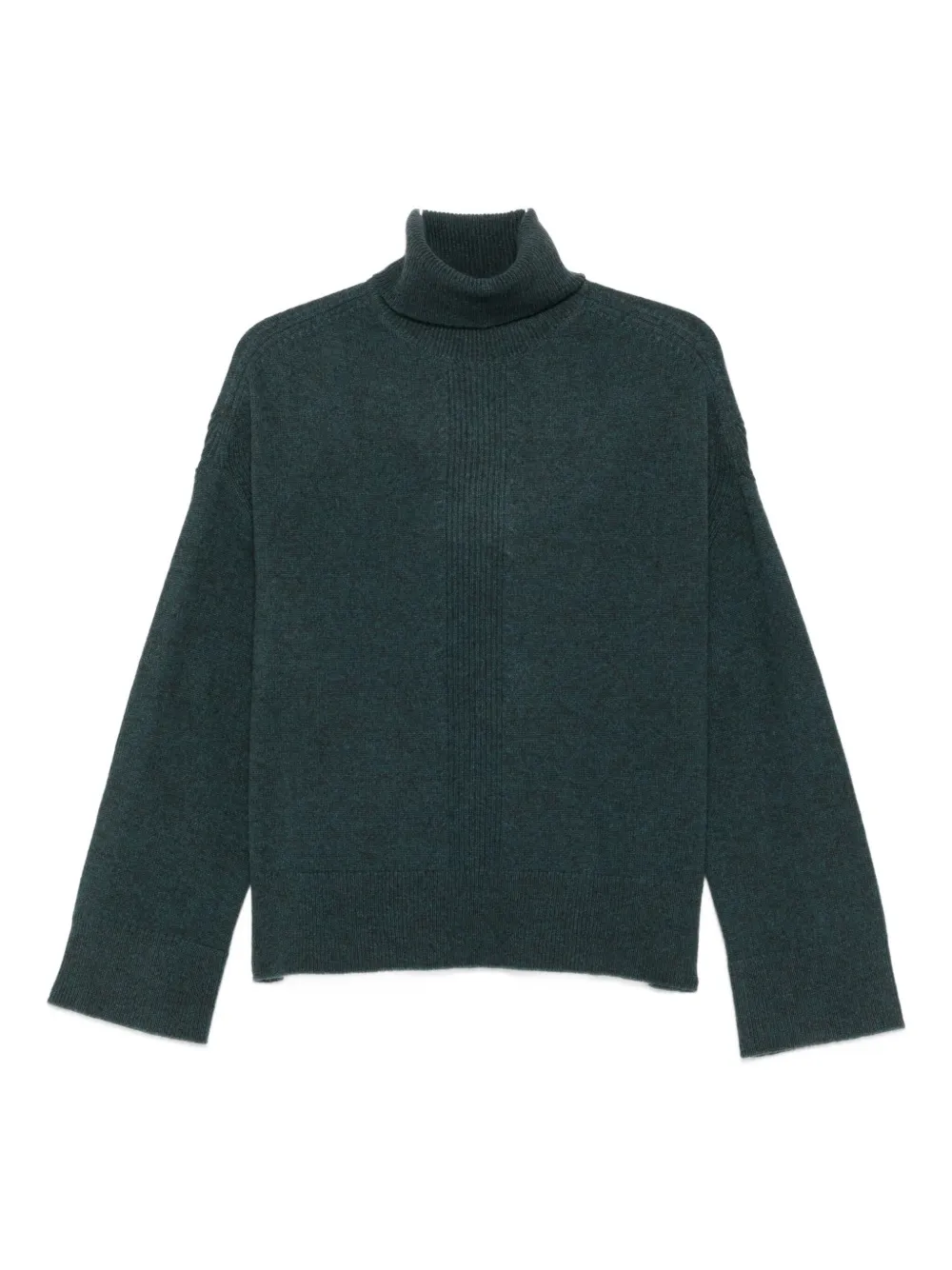 Emporio Armani Turtleneck Sweater In Green