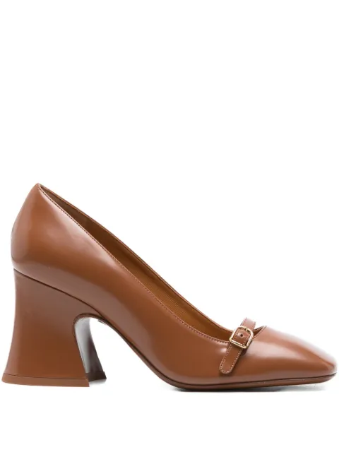 Chloé 75mm Janis buckle-detail flared pumps
