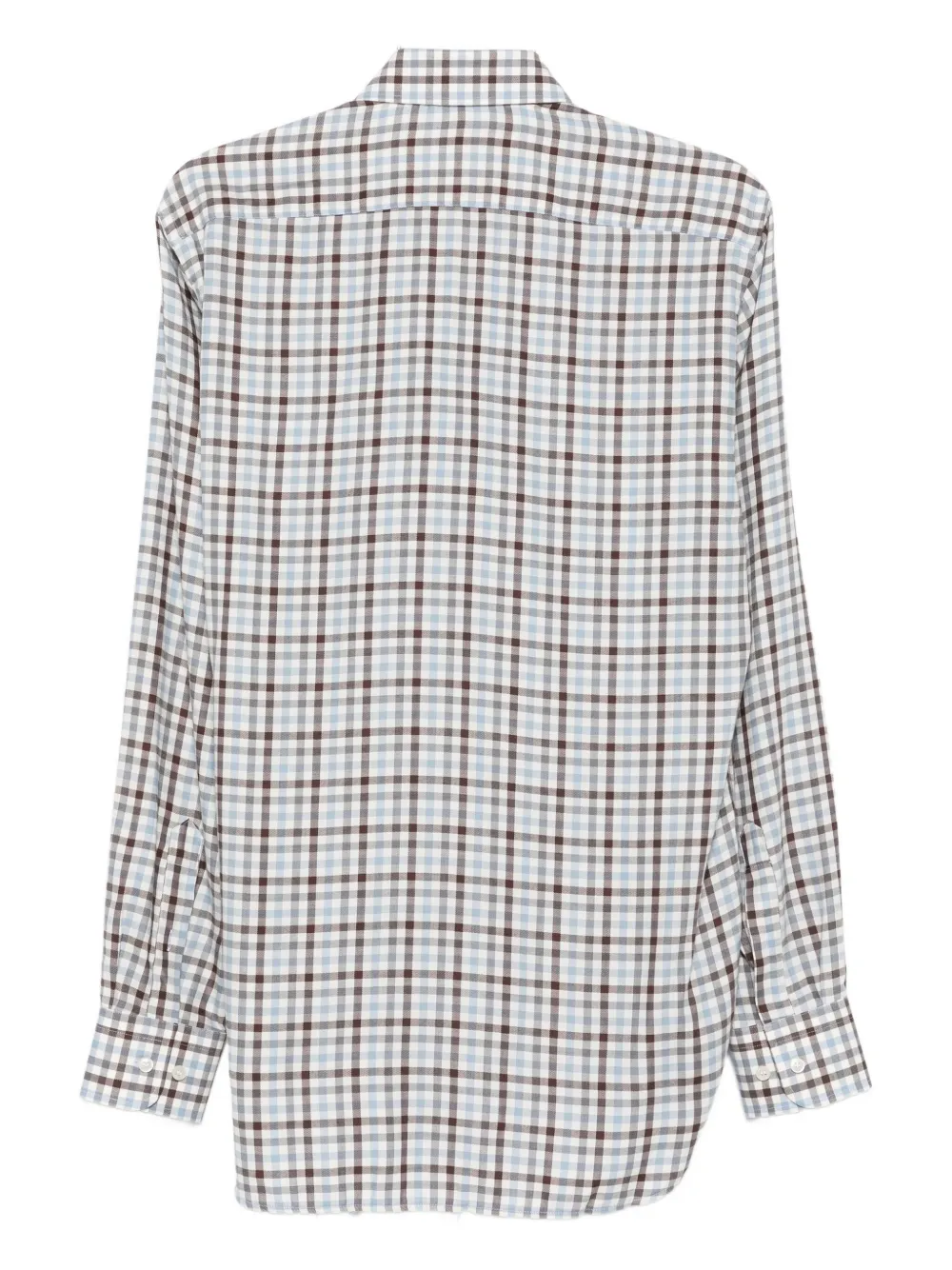 Paul & Shark checked cotton shirt - Grijs