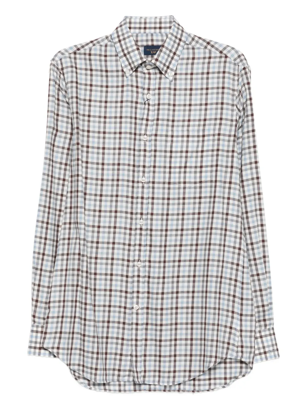 Paul & Shark checked cotton shirt | Grey | Image 1