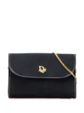 Christian Dior Pre-Owned 20th Century Mini Diorissimo Trotter Canvas Chain shoulder bag - Black