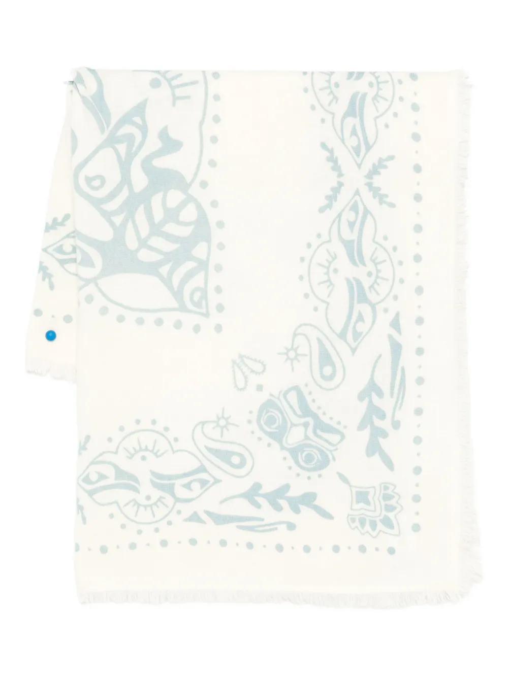 kujten paisley-print scarf - ニュートラル kujten paisley-print scarf - ニュートラル