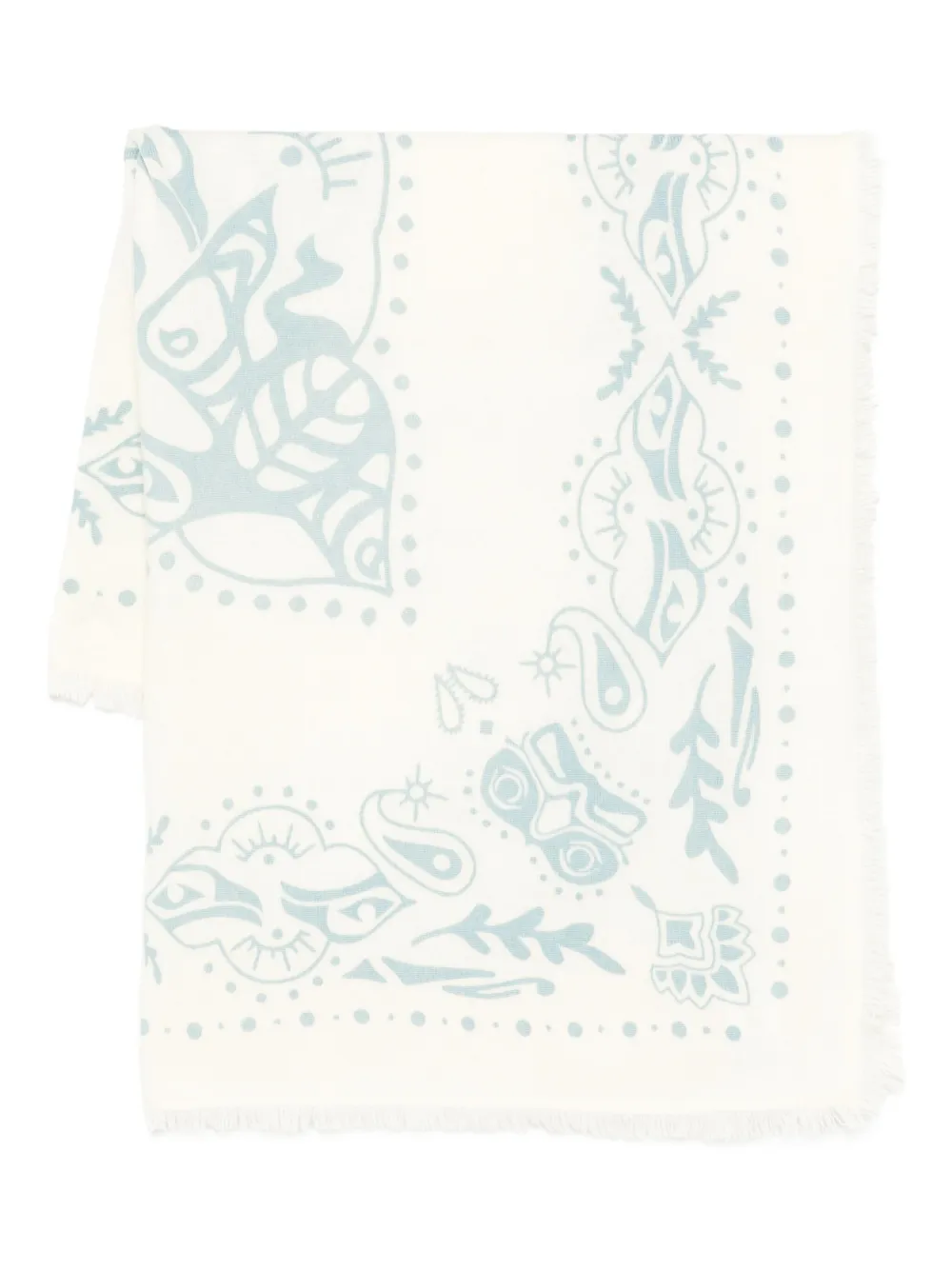 kujten paisley-print scarf - ニュートラル kujten paisley-print scarf - ニュートラル