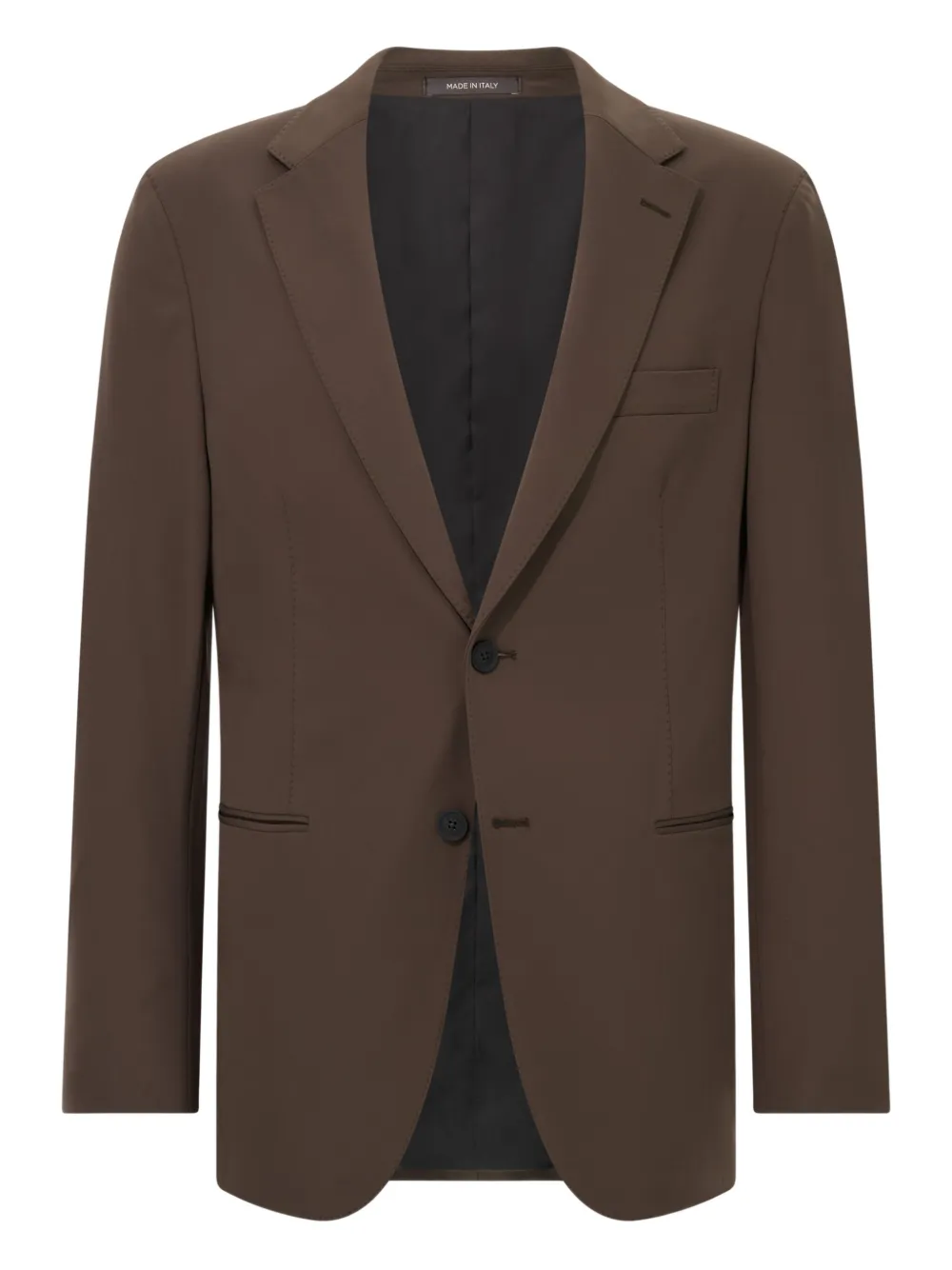 Boggi Milano single-breasted blazer | Brown | Image 1