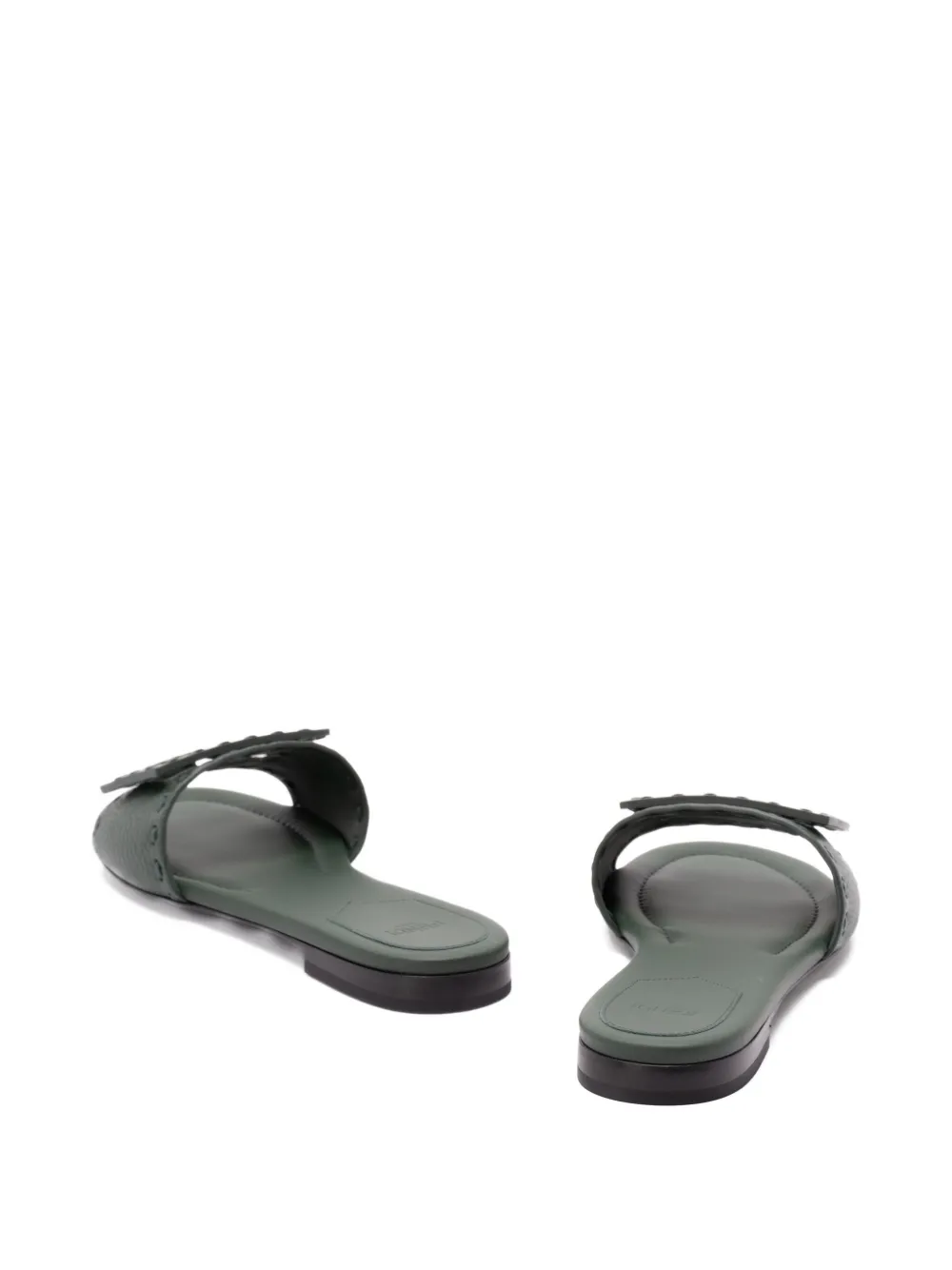 FENDI Sandalen met logo Groen