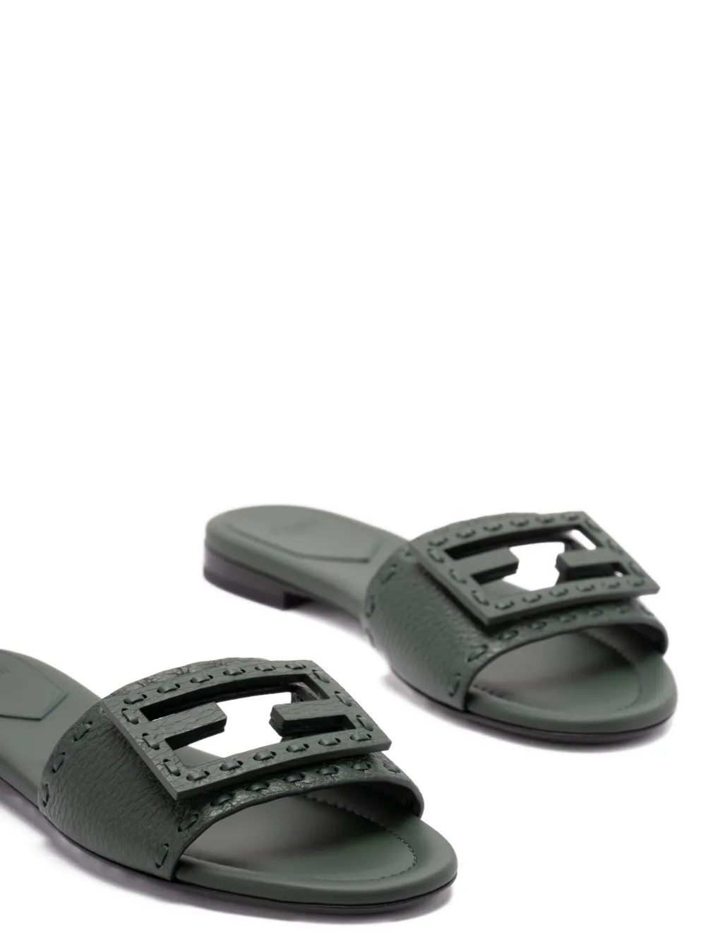 FENDI Sandalen met logo Groen