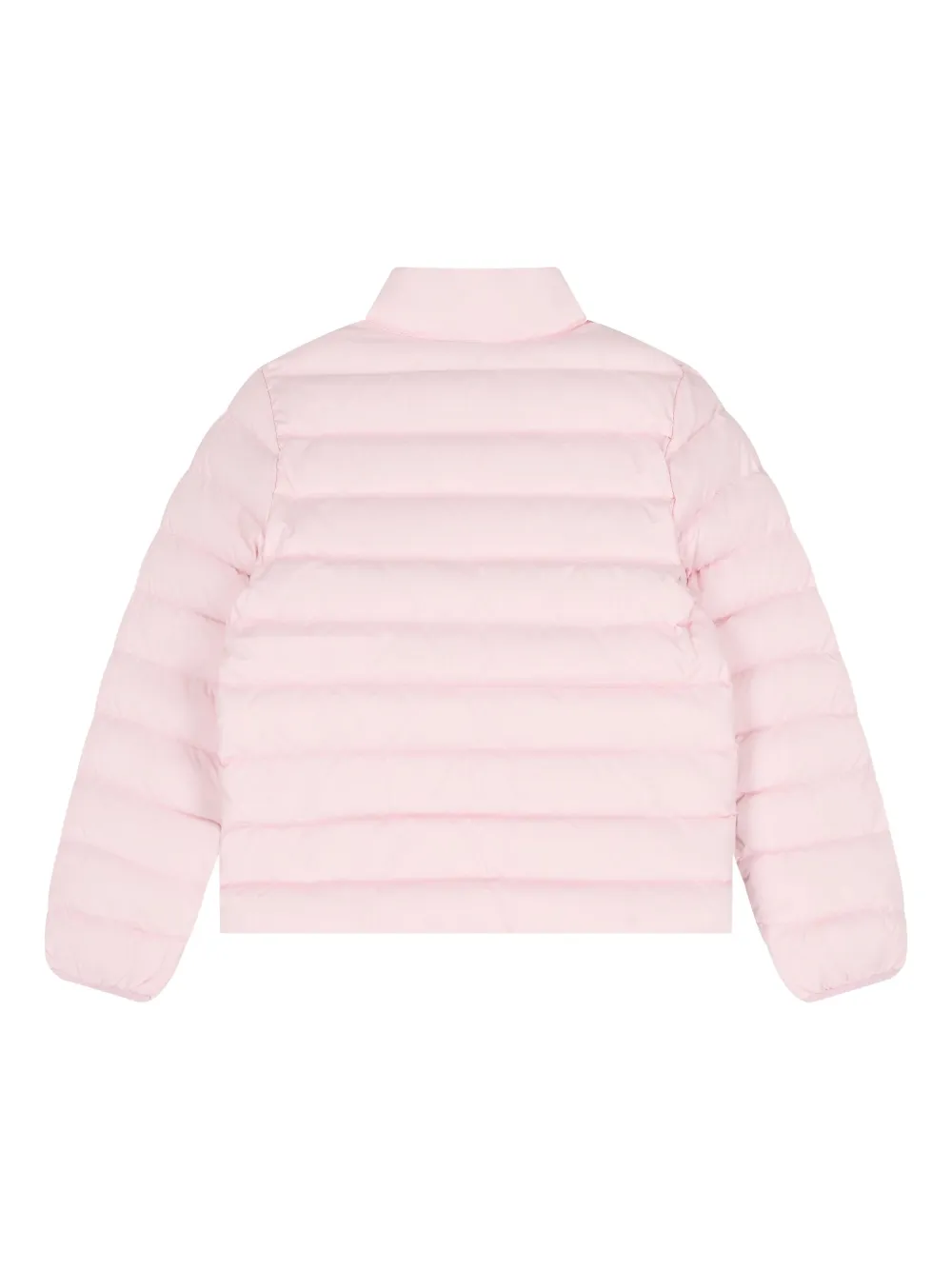 Tommy Hilfiger Junior logo-print puffer jacket Roze