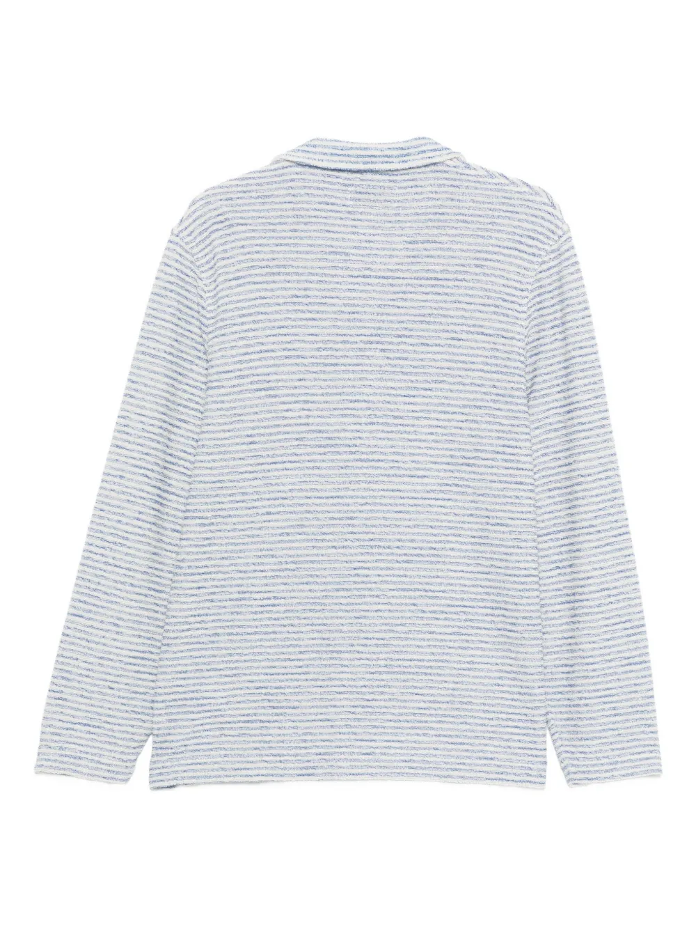 Officine Generale striped long-sleeve shirt - Blauw
