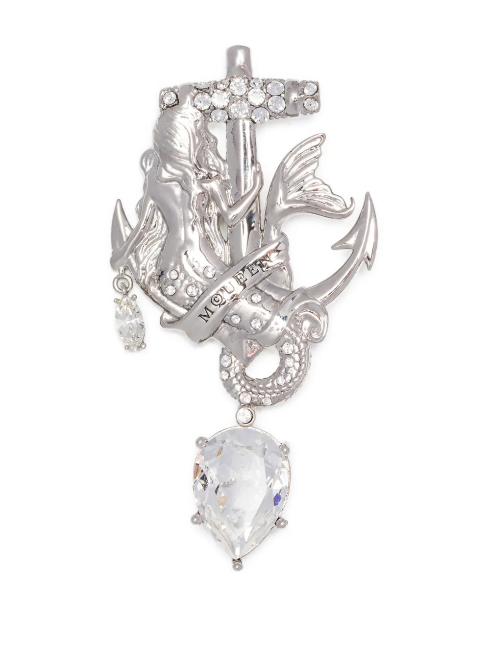 Alexander McQueen Anchor pin brooch | Silver | Image 1