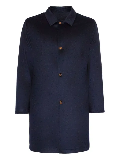 Kired french-collar double-face coat