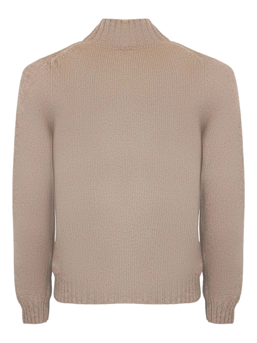 Fedeli turtleneck ribbed-trim sweater Beige