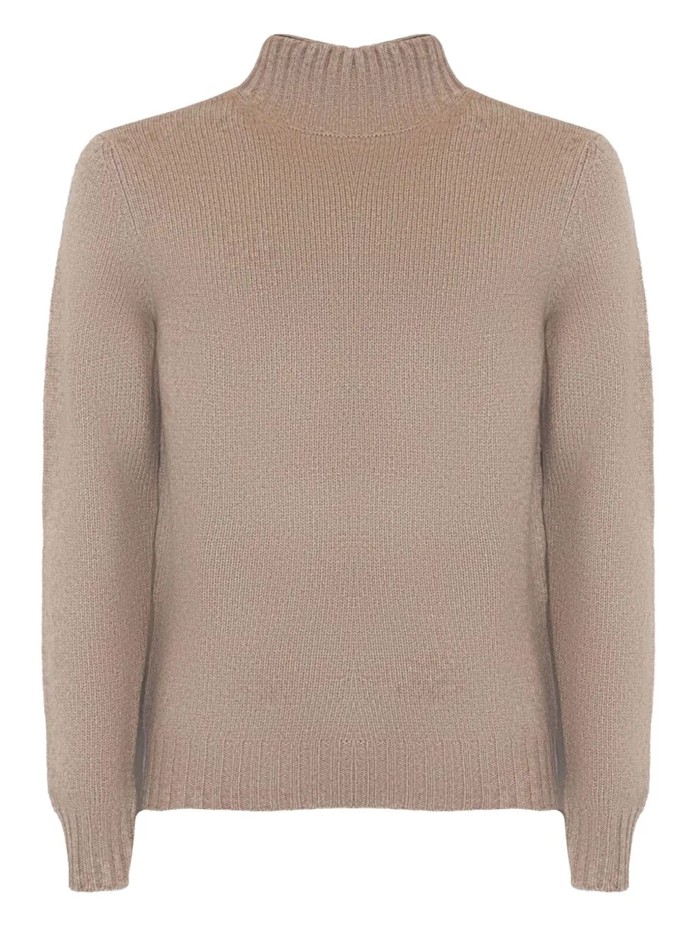 Fedeli turtleneck ribbed-trim sweater - Beige
