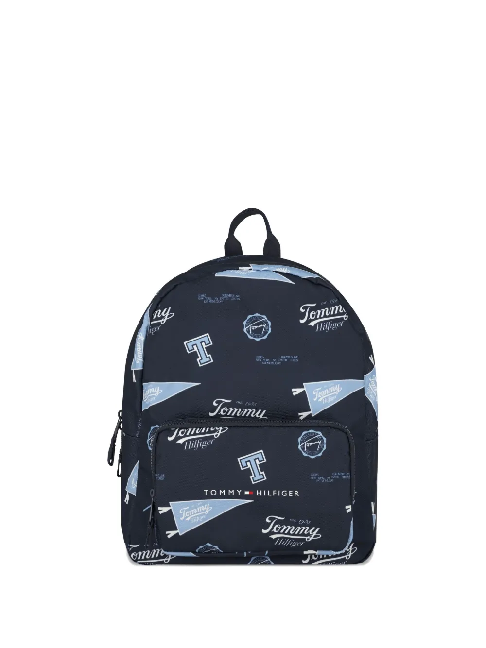Tommy Hilfiger Junior logo-print backpack Blauw
