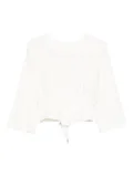 HAMZA Nyssa corset T-shirt - White
