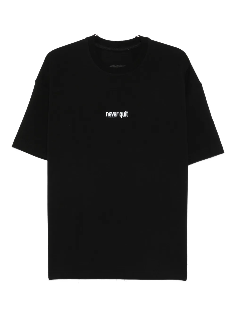 HAMZA cotton-blend T-shirt - Nero