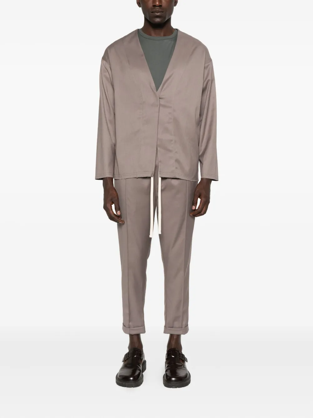 HAMZA Thom V-neck button blazer | Blazers | Image 2