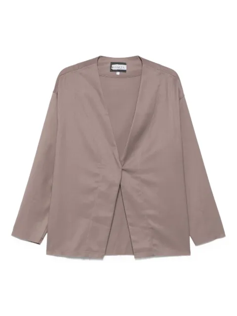 HAMZA Thom V-neck button blazer