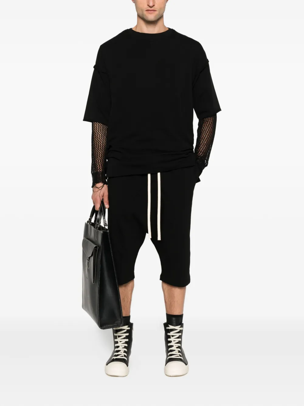 HAMZA short-sleeve T-shirt - Zwart