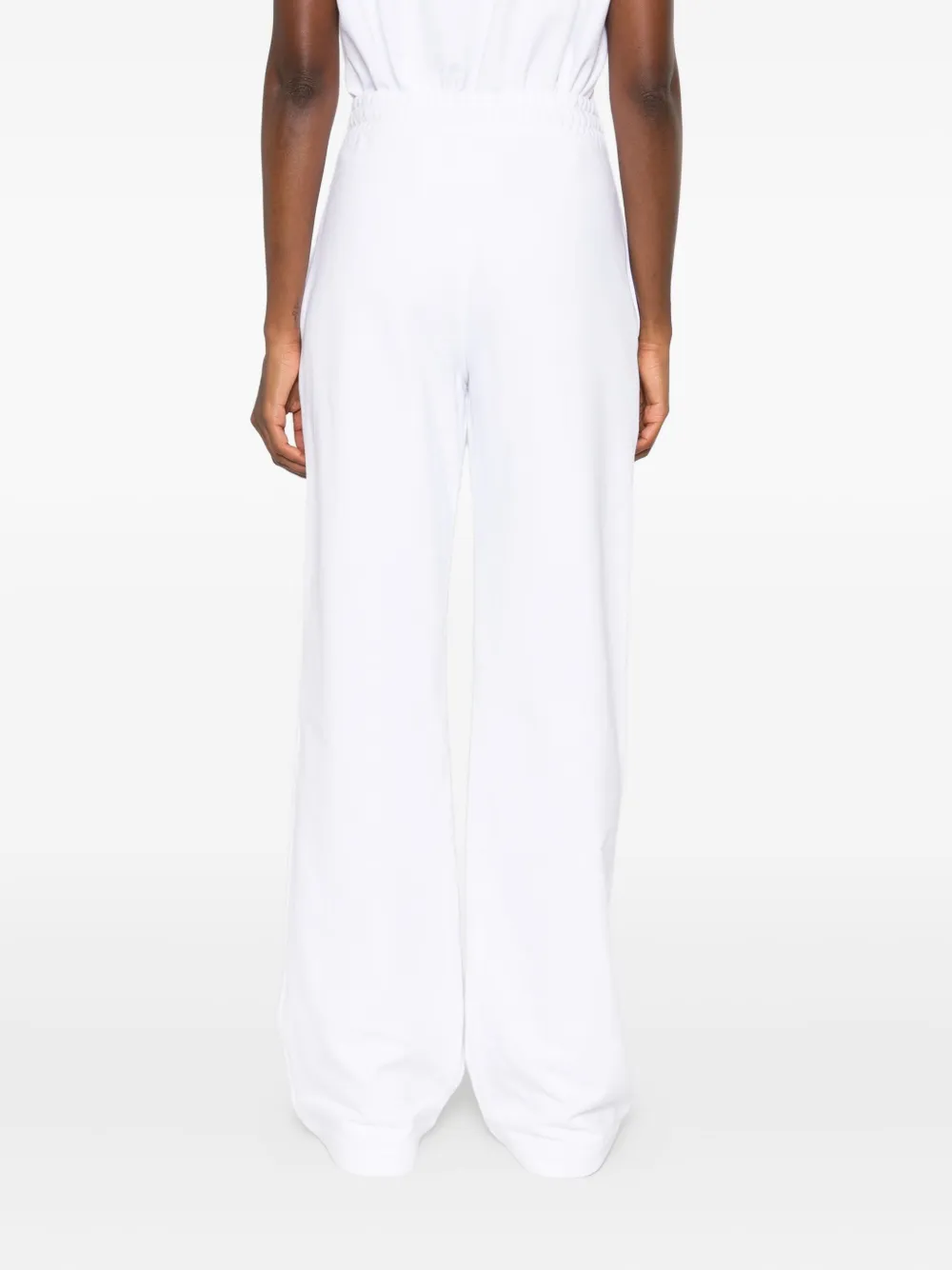 HAMZA Skipper drawstring cotton trousers - Wit