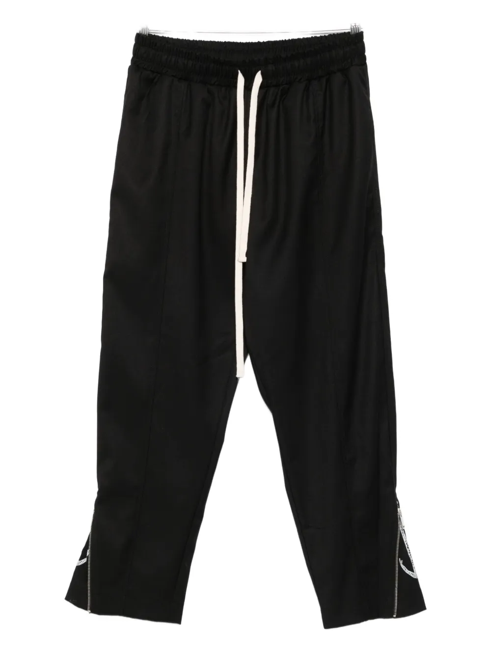 Hamza Drawstring Trousers In Black