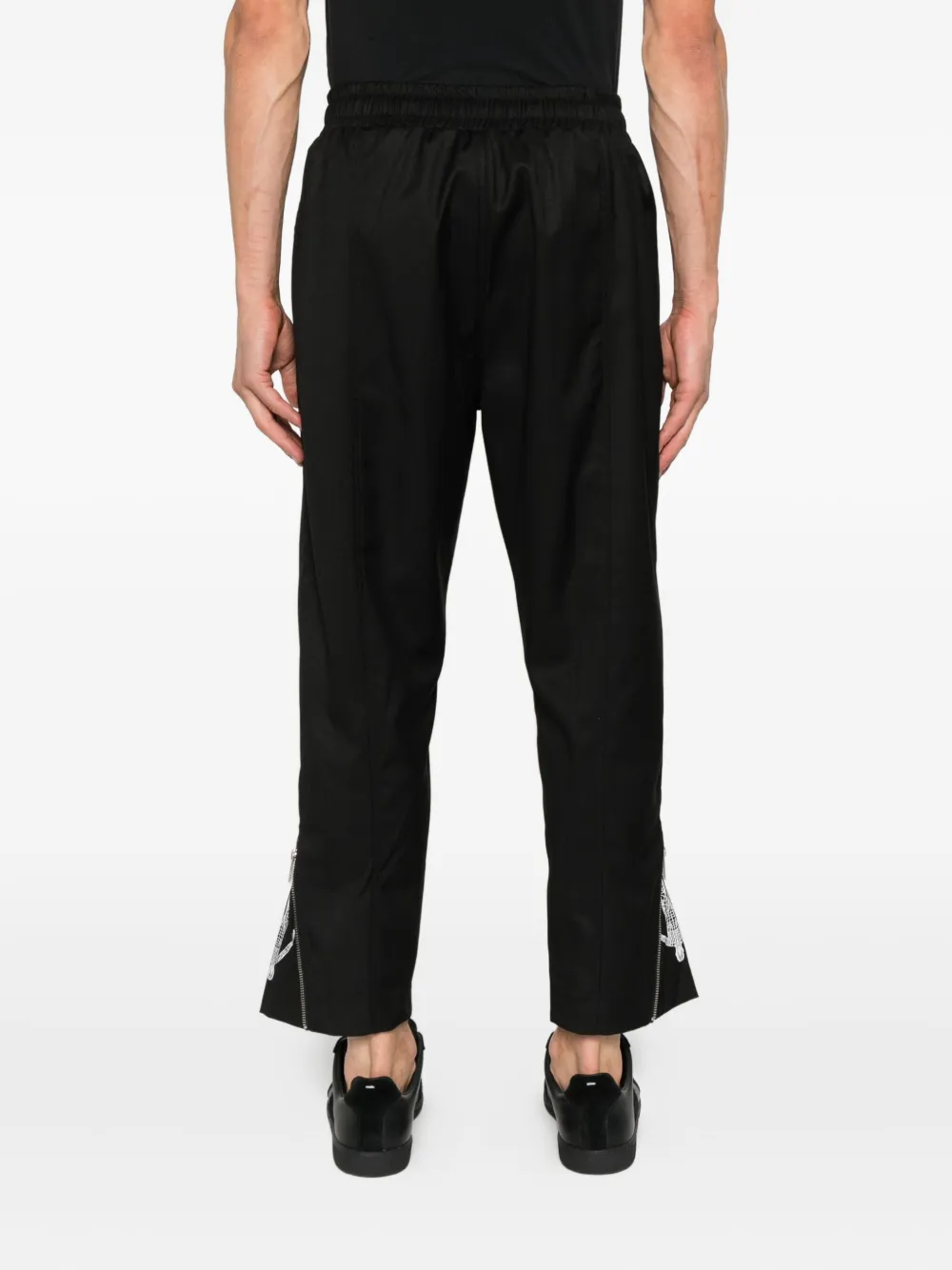 Hamza Drawstring Trousers In Black
