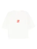 HAMZA Heart Post printed T-shirt - White