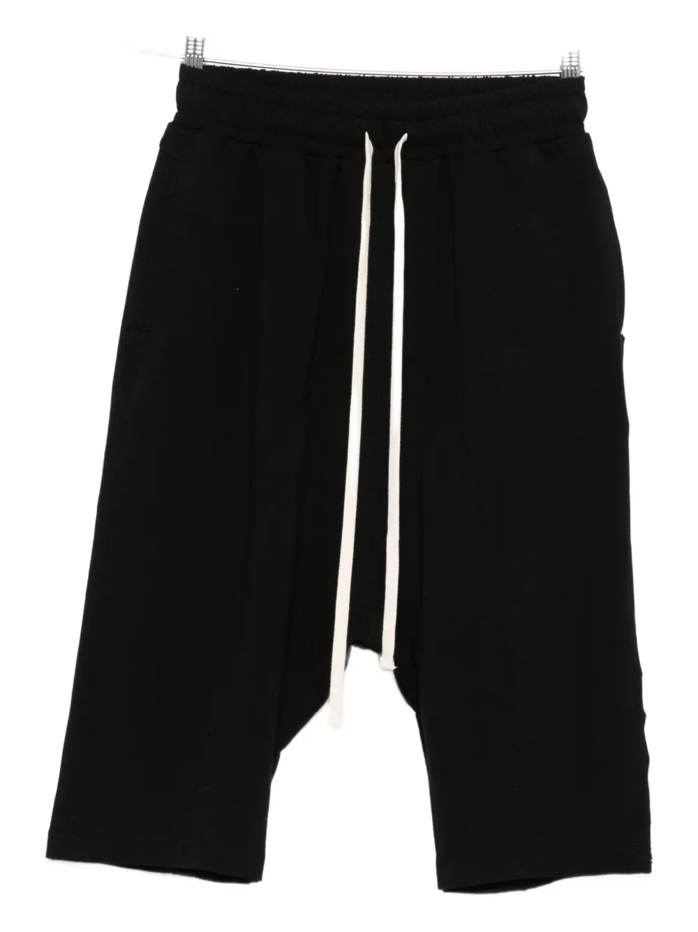 Hamza Drawstring Elastic-waist Shorts In Black