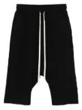 HAMZA drawstring elastic-waist shorts - Black