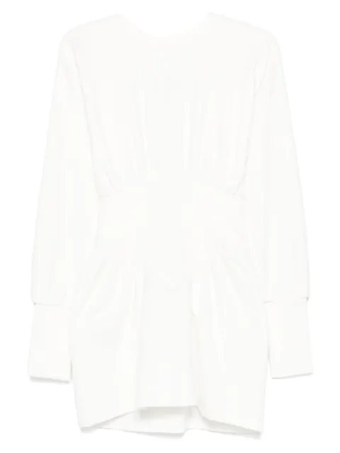 HAMZA long-sleeve fitted dress