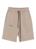 HAMZA cotton-blend track shorts - Neutrals