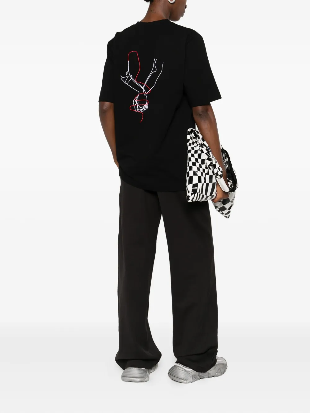 HAMZA Touch embroidered short-sleeve T-shirt | T-Shirts & Jersey Shirts | Image 2