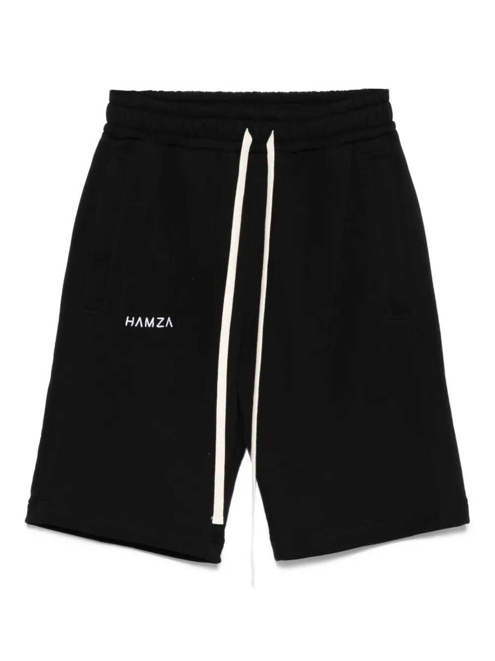 HAMZA drawstring pocket shorts | Black | Image 1