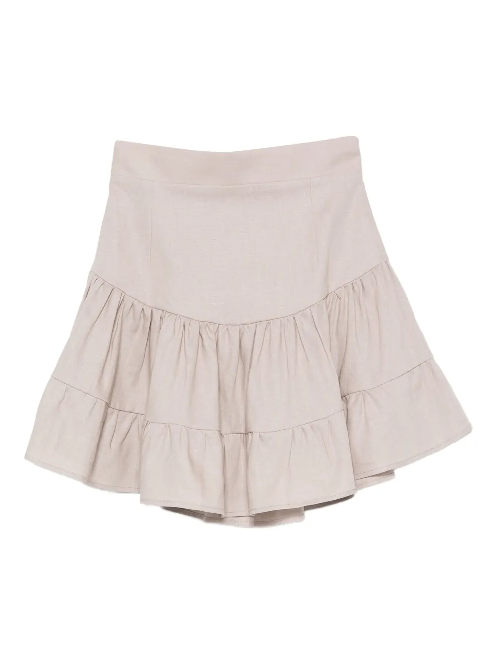 HAMZA Bali linnen beige mini-rok