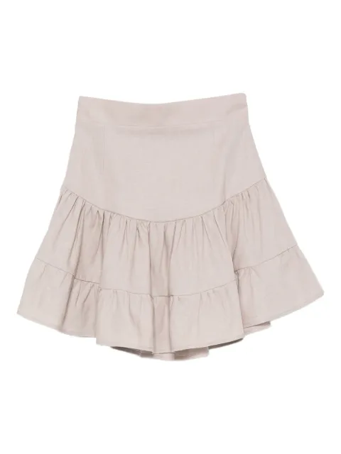 HAMZA Bali linen mini skirt