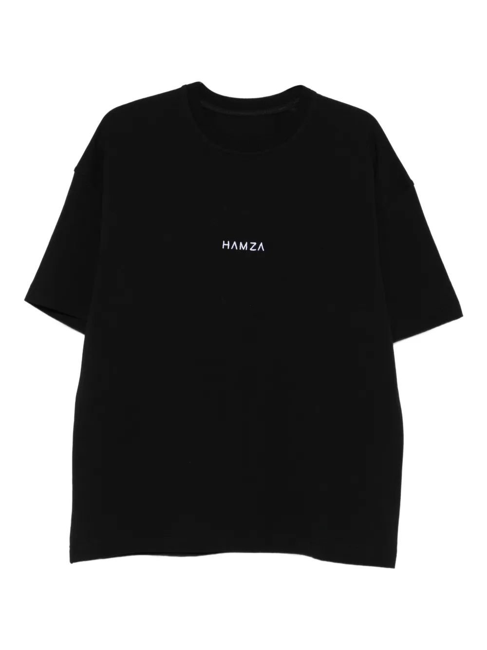 HAMZA logo-detail T-shirt | Black | Image 1