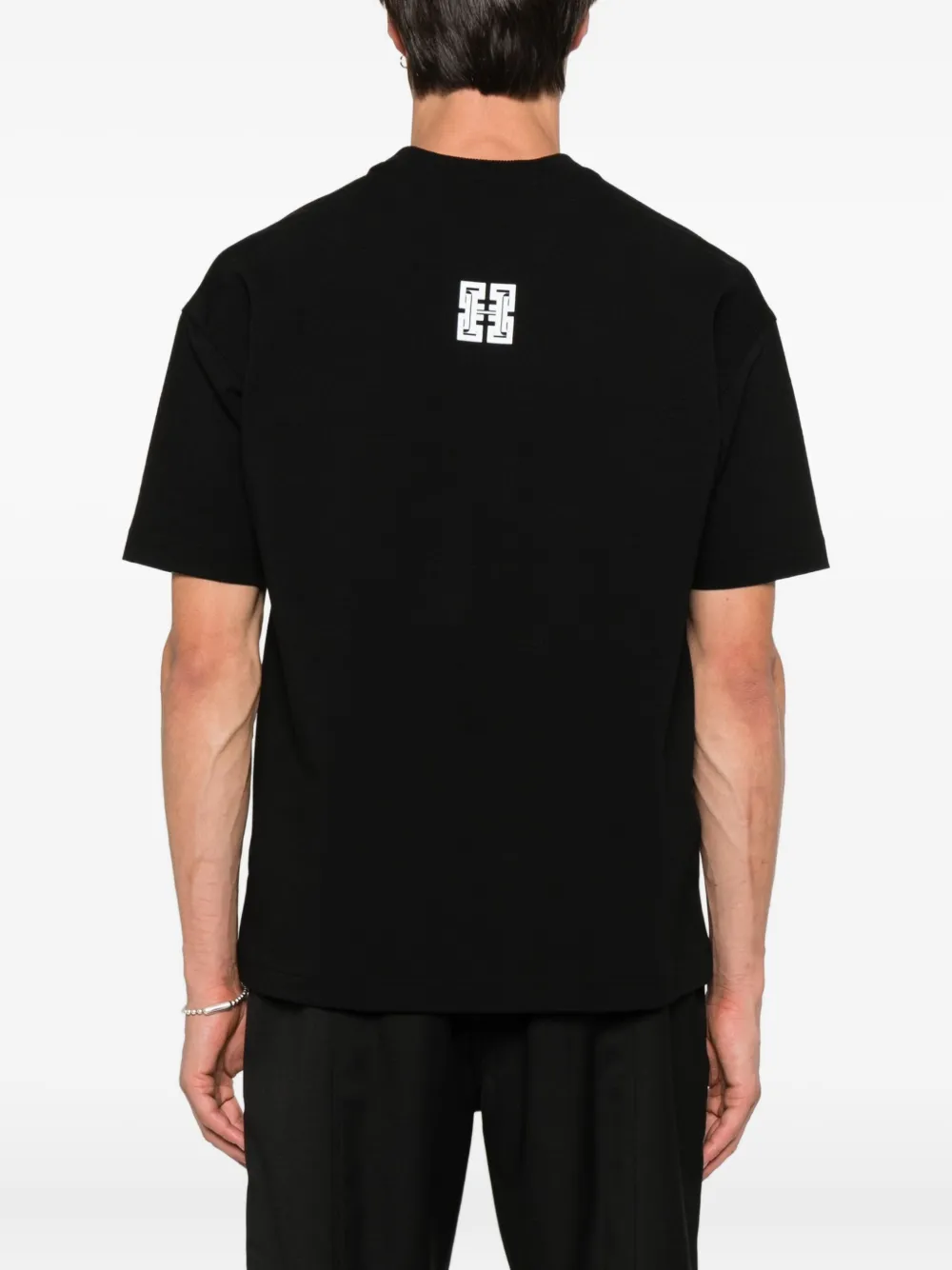  Hamza Face-print T-shirt - Black 