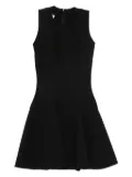 HAMZA sleeveless skater mini day dress - Black