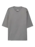 HAMZA frayed short-sleeve T-shirt - Grey