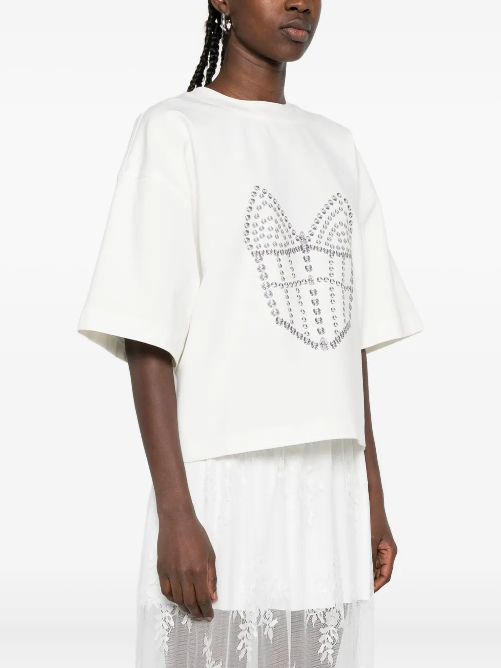HAMZA La Perle T-shirt Wit