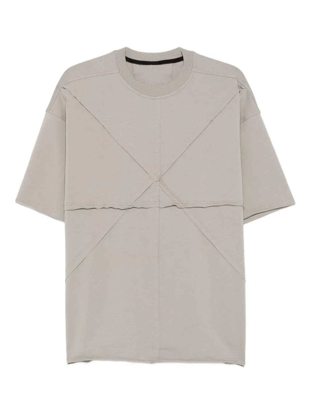 HAMZA panelled short-sleeve T-shirt | Grey | Image 1