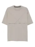 HAMZA panelled short-sleeve T-shirt - Grey