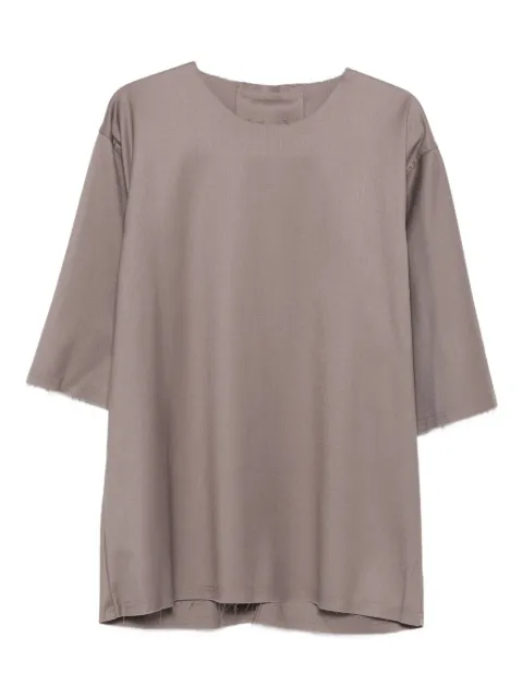 HAMZA Thom raw-edge T-shirt