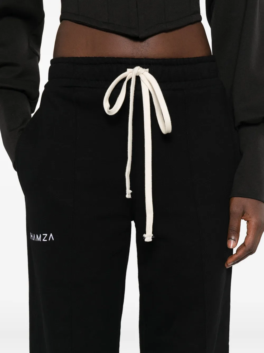 Hamza Drawstring Track Pants In Blue