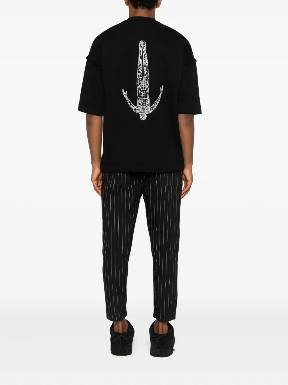 HAMZA short-sleeves T-shirt - Zwart