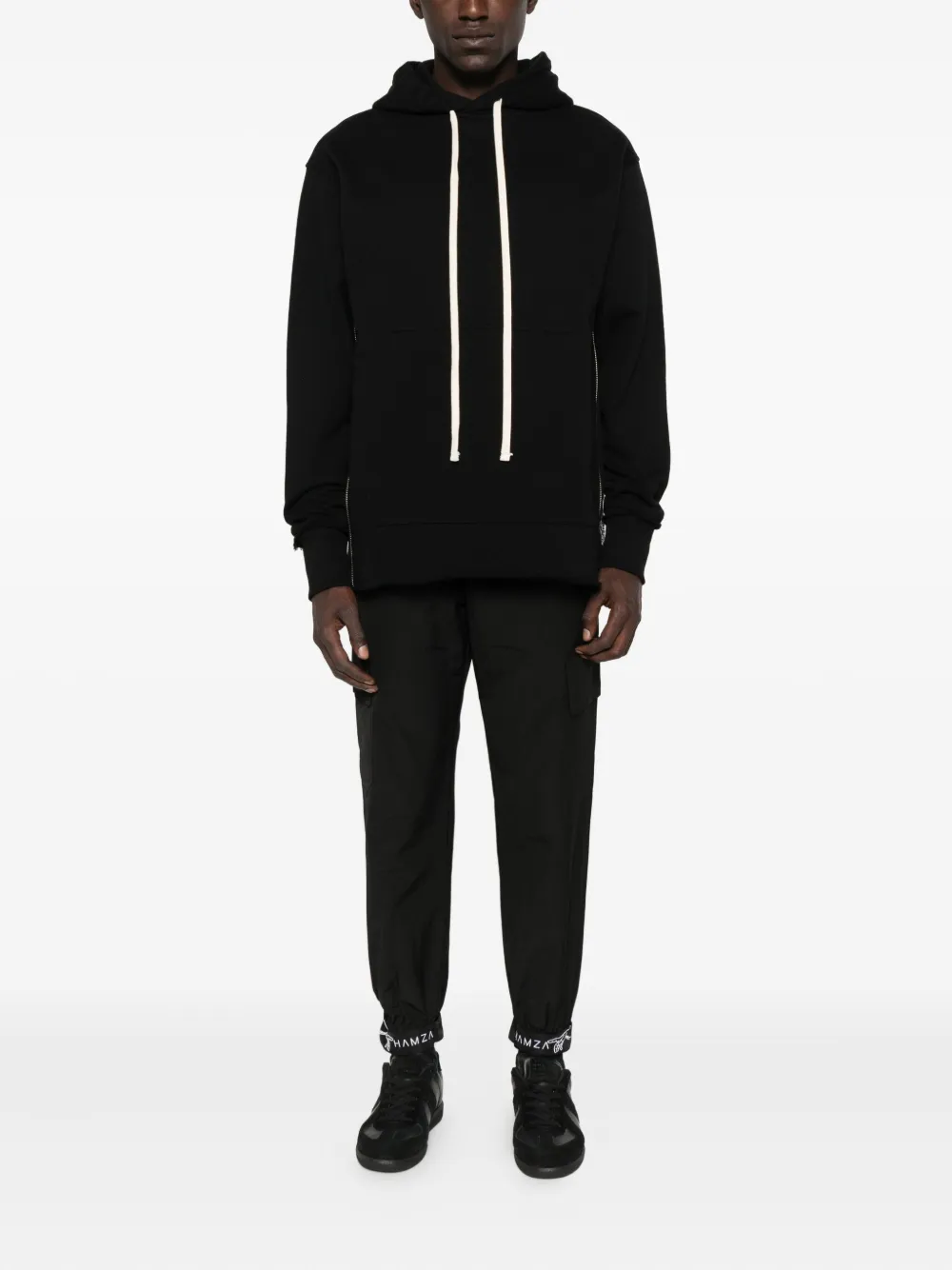 HAMZA Dark side-zip hoodie | Hoodies | Image 2